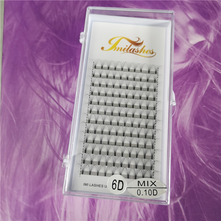 D curl russian volume premade fans lash extensions vendor in China 